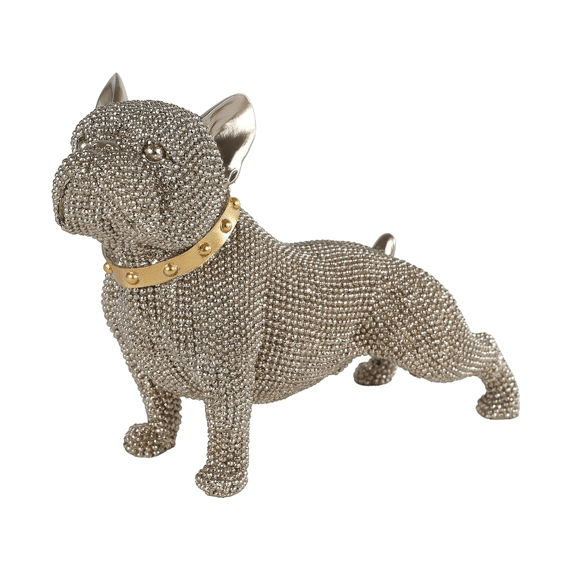 Sculptuur Cairn Terrier Glinster Goud Polystone 22x9x17cm