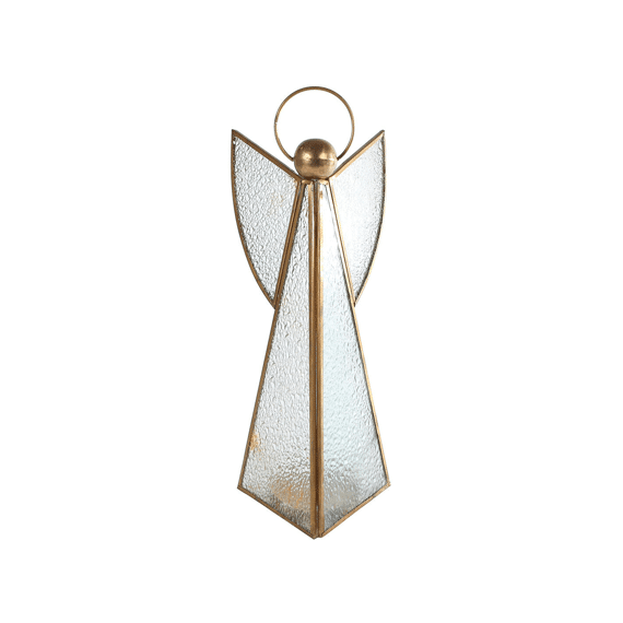 TheelichthEngel L Helder/messing Glas/metaal 15x15x34cm