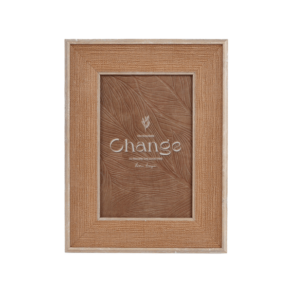Fotolijst Fien (10x15) Licht Bruin Polystone 16x21x2cm