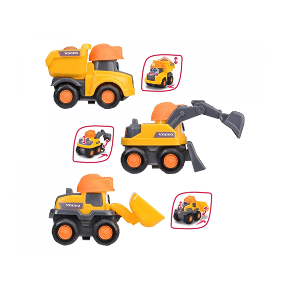 Abc Builder Team Bouw Voertuigen Assortiment Van 3 Prijs Per Stuk Vanaf 1 Jaar