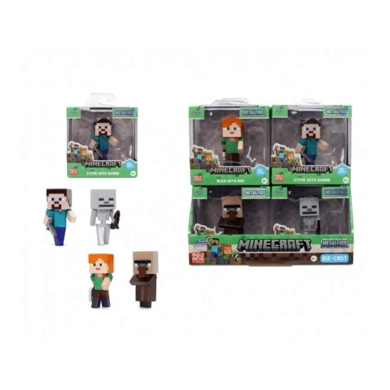 Jada Toys Minecraft Figures 2.5inch Wave 4 Assortiment Prijs Per Stuk