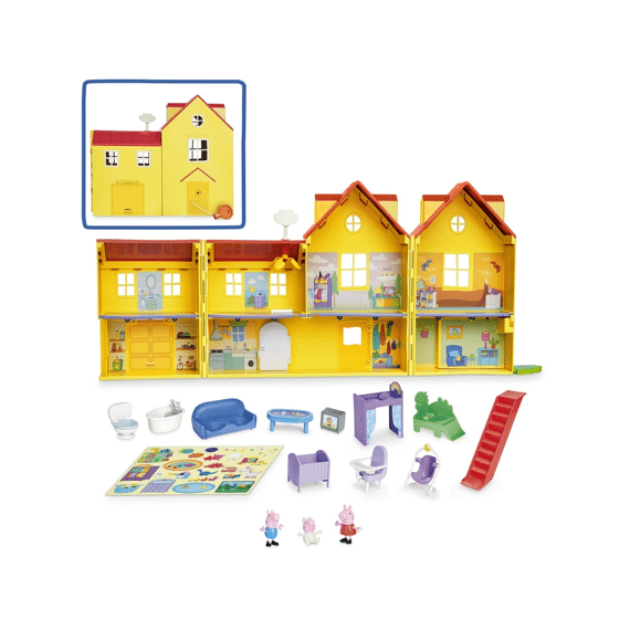 Peppa Pig Big Fold Out Family House Speelset