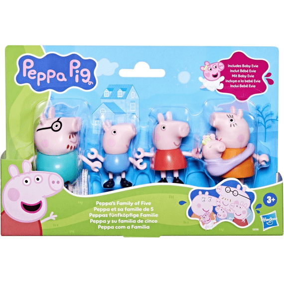 Peppa Pig Family Pack 5 Delig