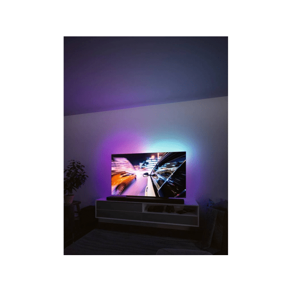 Paulmann Usb Tv Strips 75 Inch Dynamic Rainbow Rgb 5w 5v Zwart