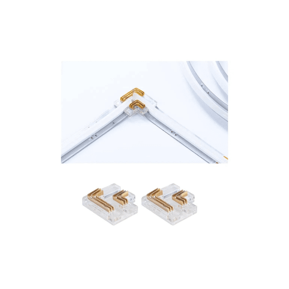 Paulmann Maxled 2x 90°- Corner Set Full-line Cob Rgbw 3000k Max. 144w Transparent