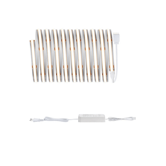 Paulmann Maxled 500 Basis Set 3m Full-line Cob Warmwit 2700k 19w 230/24v Zilver Kst
