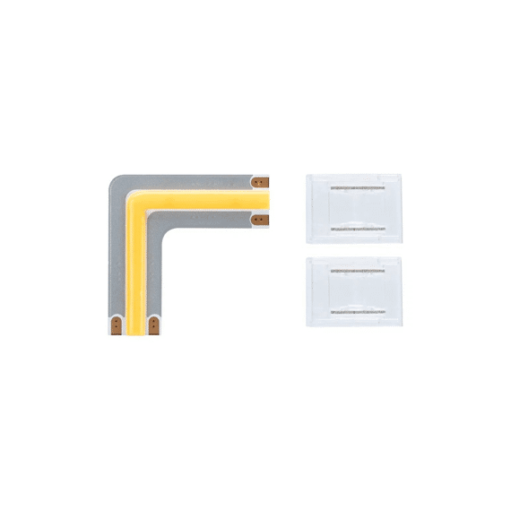Paulmann Maxled 500 Strip Edge Full-line Cob 90° Hoek 2700k 0,3w 24v Zilver Kst