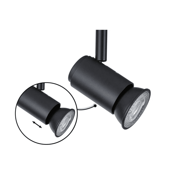 Paulmann Urail Spot Runa Max 1x10w Gu10 Sw M Met
