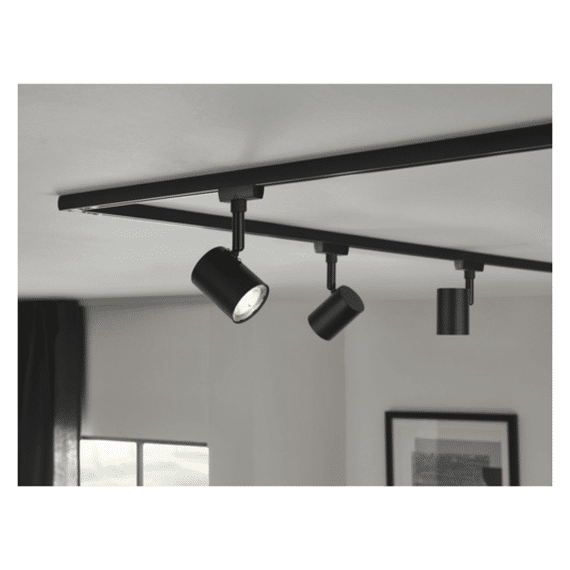 Paulmann Urail Spot Limba 1x4w Zwart Mat 230v Metl/glas 3000 K Non-dim