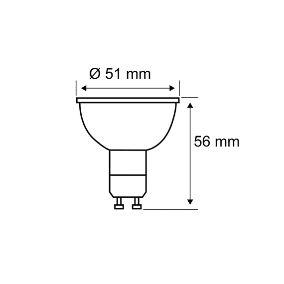 Paulmann Led Gu10 460lm 2700k 6,5w 3step Dim 230v