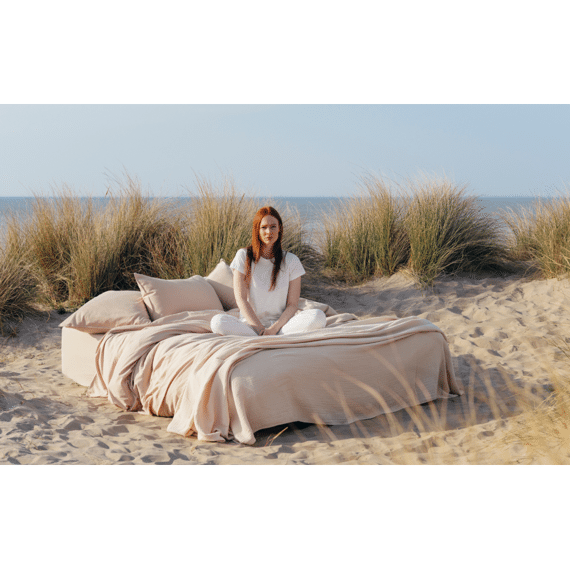 Twenthe W25 Dekbedovertrek  Brushed Satin 240x200/220+2 Slopen Mokka