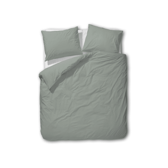 Twenthe W25 Dekbedovertrek  Brushed Satin 240x200/220+2 Slopen Verde