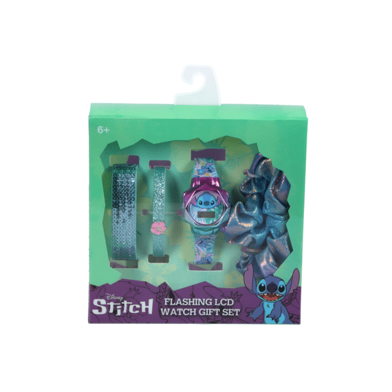 Stitch Horloge Cadeau Set