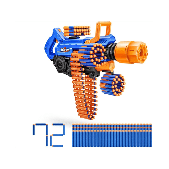 X-shot Insanity Smoking Barrel Met 72 Darts