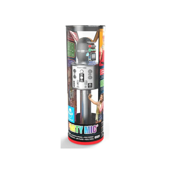 Idance Party Mic Bluetooth Karaoke Microfoon Silver