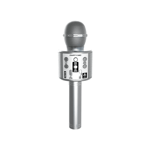 Idance Party Mic Bluetooth Karaoke Microfoon Silver