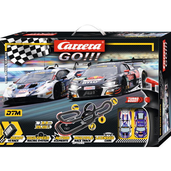 Carrera Go! Dtm Speed Giants Audi R8 Lamborghini Huracan  8,9m