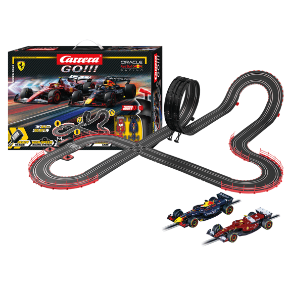 Carrera Go! Racebaan F1 Speed Zone Verstappen Hamilton 6.3m