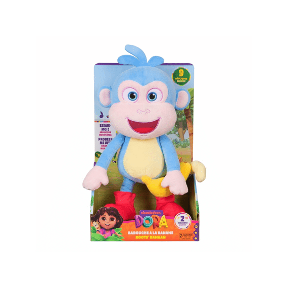 Dora Boots Plush Met Muziek Geluid 33cm Nl/fr