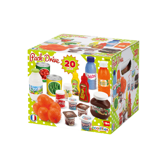 Ecoiffier 2644 Supermarkt Food Pack 20 Delig