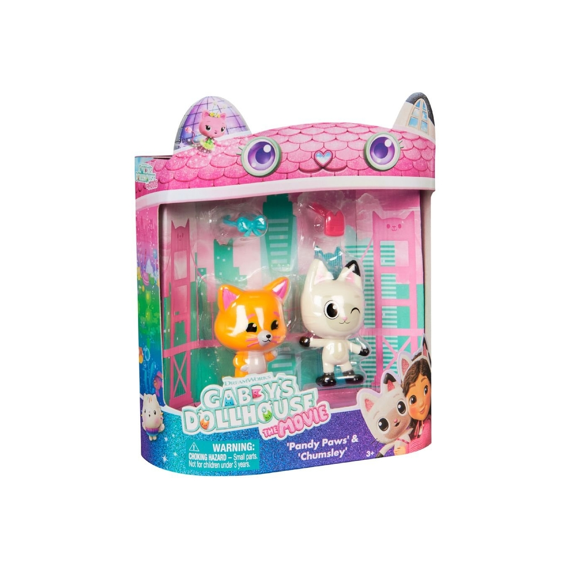 Gabbys Dollhouse The Movie Speelfigurenset Met 2 Katjes - Pandy & Chumsley