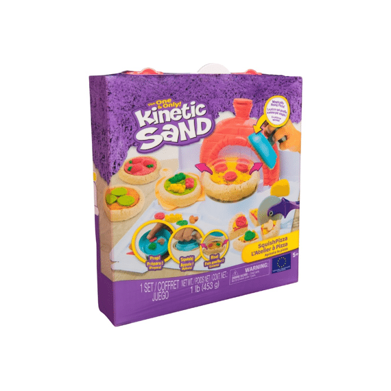 Kinetic Sand Squish Pizza Speelset