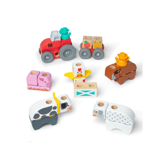 Melissa Doug Blockables Boerderij Speelset 56 Delig