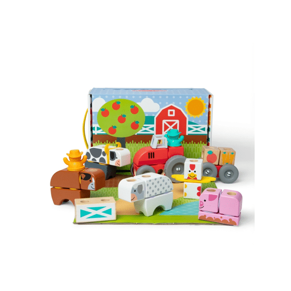Melissa Doug Blockables Boerderij Speelset 56 Delig