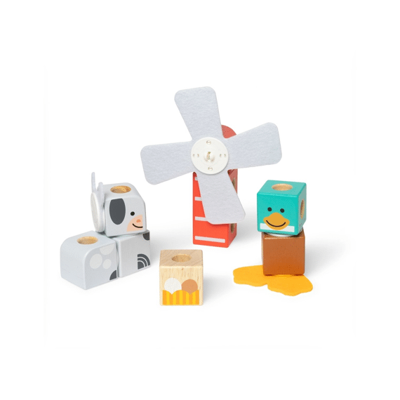 Melissa Doug Blockables Boerderij Speelset 16 Delig