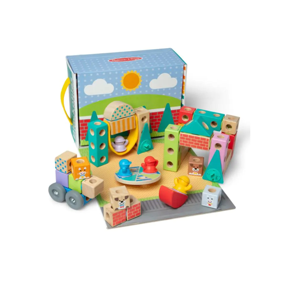 Melissa Doug Blockables Stad Speelset 73 Delig