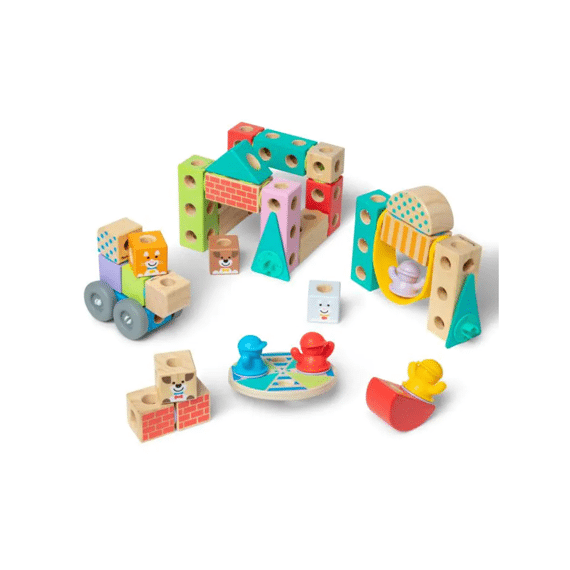 Melissa Doug Blockables Stad Speelset 73 Delig