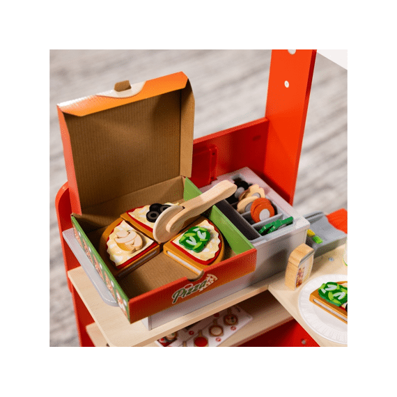 Melissa Doug Houten Pizza Kraam