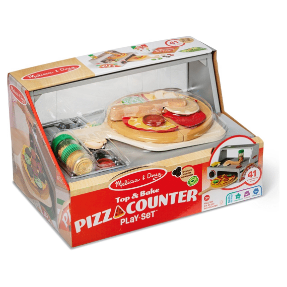 Melissa Doug Houten Pizza Kraam