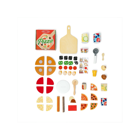 Melissa Doug Houten Pizza Kraam