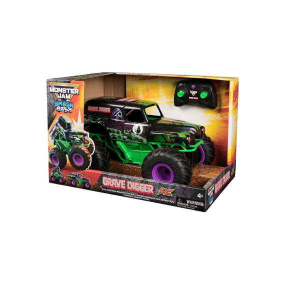 Monster Jam 1:15 Rc Smash And Bash Grave Digger