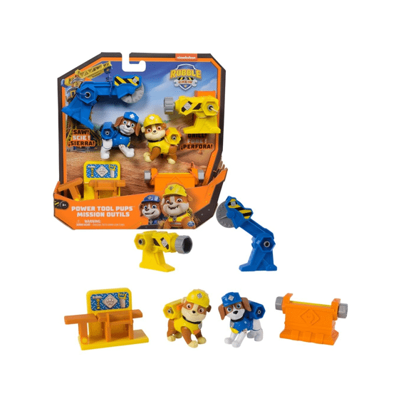 Paw Patrol Rubble En Crew Power Tool Pups Rubble & Wheeler