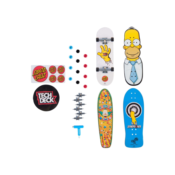 Tech Deck Ultra Dlx Simpsons 4 Pack