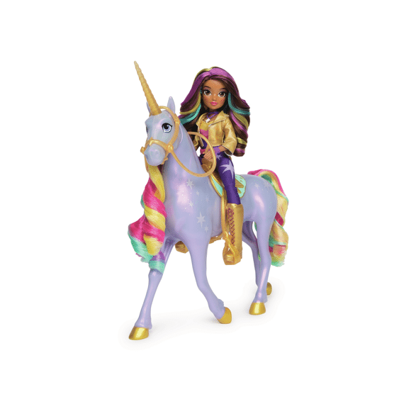 Unicorn Academy Light Up Unicorn Wildstar Met Pop Sophia 28cm En 24cm
