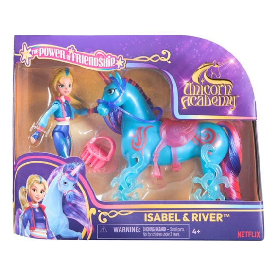 Unicorn Academy Pop Isabel Met Unicorn River 11.5cm En 12.5cm