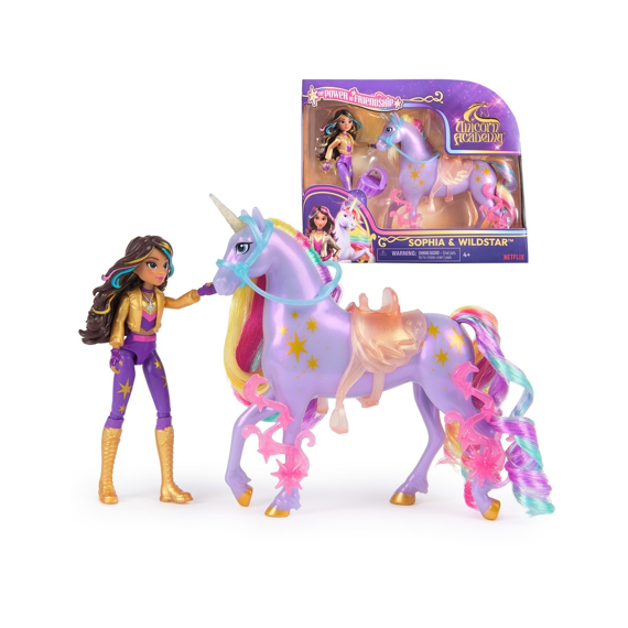 Unicorn Academy Pop Sophia Met Unicorn Wildstar 11.5cm En 12.5cm