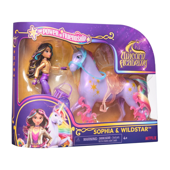 Unicorn Academy Pop Sophia Met Unicorn Wildstar 11.5cm En 12.5cm