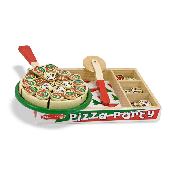 Melissa Doug Houten Pizza Party