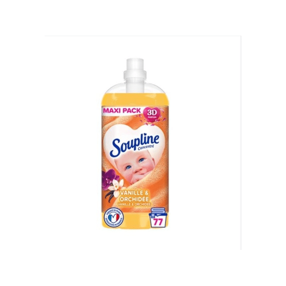 Soupline Wasverzachter Vanille & Orchidee Geconcentreerd 77 Scoops/1.7l