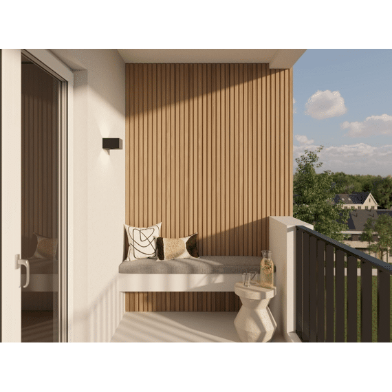 Lattenwand Ayous Karamel 238x14x2cm 5st