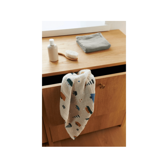 Liewood Lewis Tetradoek 2-pack Sailing / Dove Blue Mix