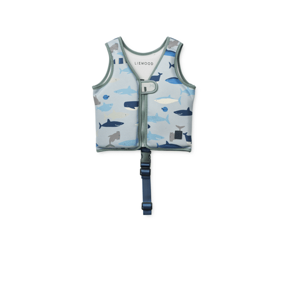 Liewood Dove Zwemvest Shark / Dove Blue 11-15 Kg