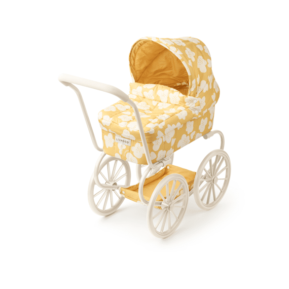 Liewood Adaline Poppenwagen Flower / Lemon Yellow