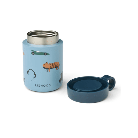 Liewood Kiani Food Jar Fun / Beach Blue