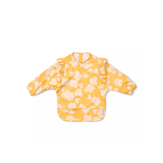 Liewood Merle Ruffle Slab met Mouw Flower / Lemon Yellow