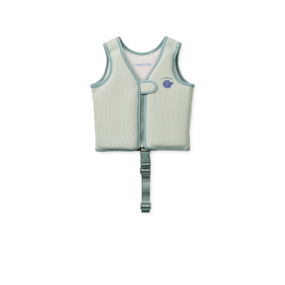 Liewood Dove Seersucker Zwemvest Peppermint / Sandy 15-19 Kg